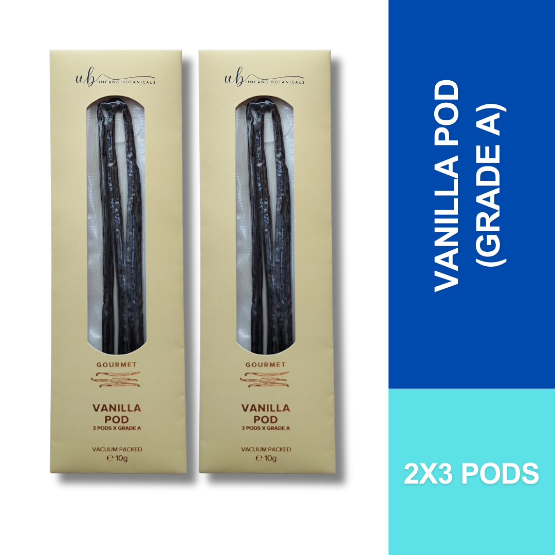 Vanilla Beans - 3 Pods (Grade A)