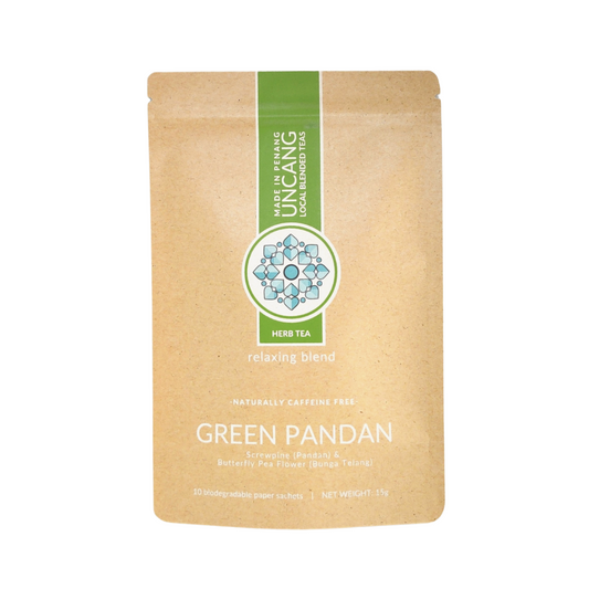 Green Pandan - Pandan Butterfly Pea Floral Tea