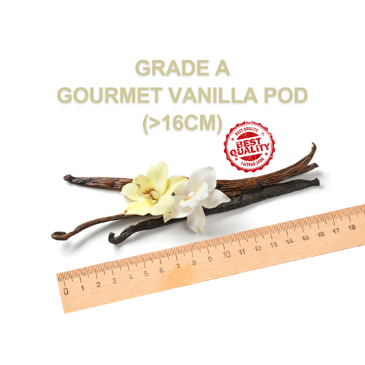 Vanilla Beans - 3 Pods (Grade A)